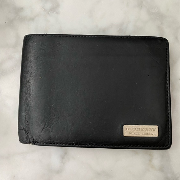Burberry Other - Burberry Black Leather Wallet!